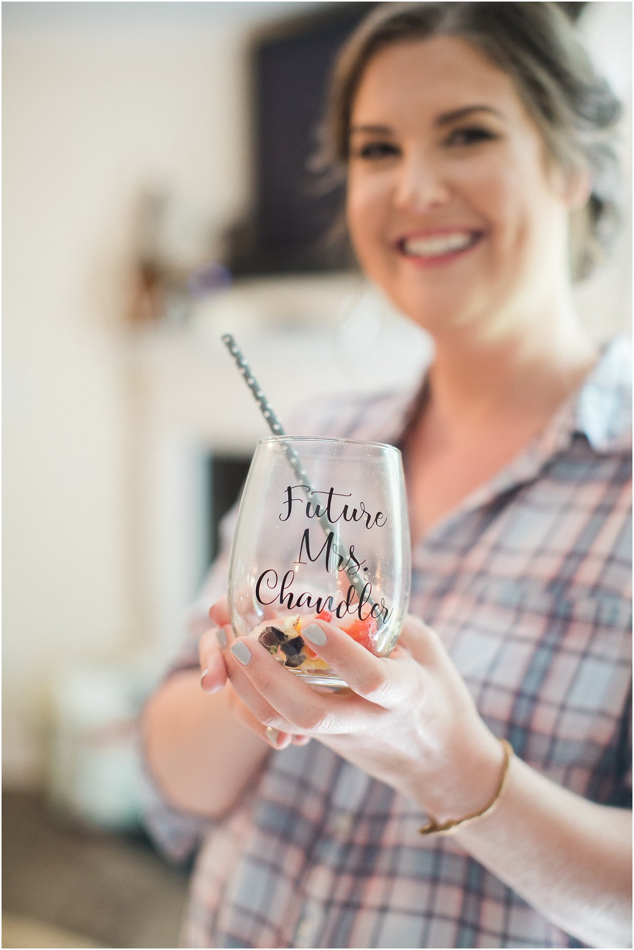 Customized Wedding Wine Glass